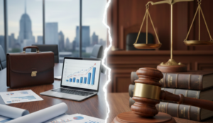 BBA LLB course combining business management and law studies