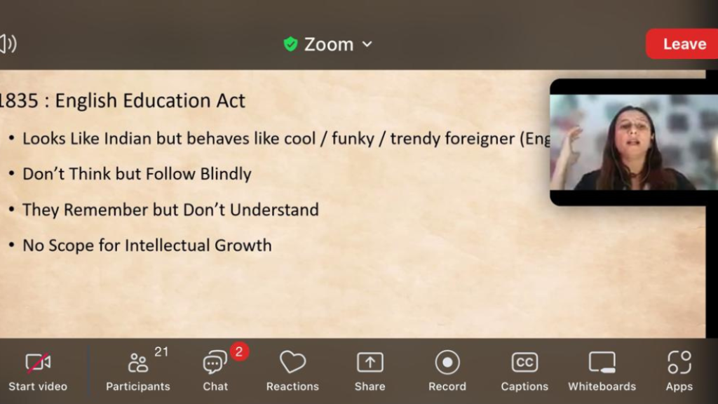 Workshop on Indian Knowledge System