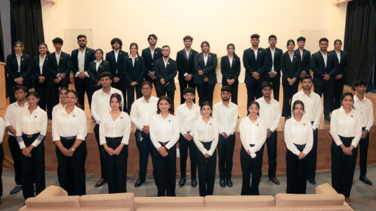 Oath-Taking Ceremony for the Student Council at the GSB