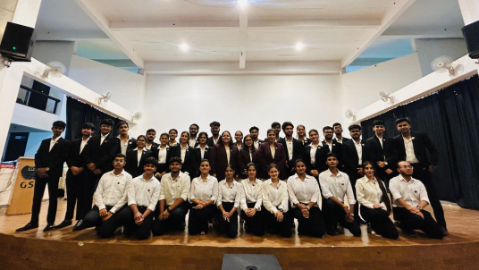 Oath-Taking Ceremony for the Student Council at the GSB