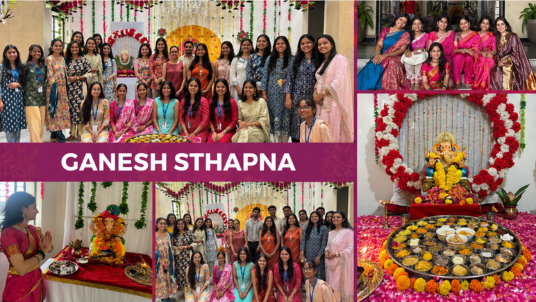 Ganesh Sthapana at GSB college